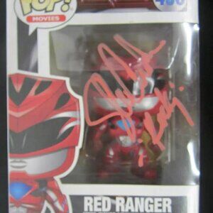 Steve Cardenas signed Funko Pop! Vinyl: Power Rangers - Red Ranger #400 w/COA